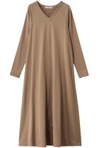 【プレインピープル/PLAIN PEOPLE】のミニ裏毛長袖ワンピース ベージュ|ID: prp329100004761892 ipo3291000000034544537