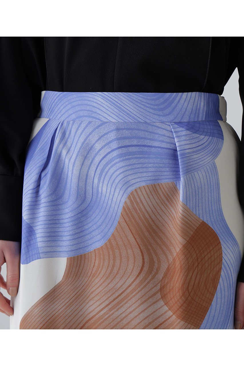 【アドーア/ADORE】のコントゥアープリントスカート 人気、トレンドファッション・服の通販 founy(ファニー) 　ファッション　Fashion　レディースファッション　Fashion for Women　スカート　Skirts　ロングスカート　Long Skirts / Maxi & Midi Skirts　ジョーゼット　Georgette, Semi-Sheer Fabric　バランス　Balance, Style Balance　フレア　Flare, Flared　プリント　Print, Printed Pattern　モチーフ　Motif, Design Theme　ロング　Long, Long-Length　エレガント 上品　Elegant　無地　Plain, Solid Color　other-6|ID: prp329100004761896 ipo3291000000034825954