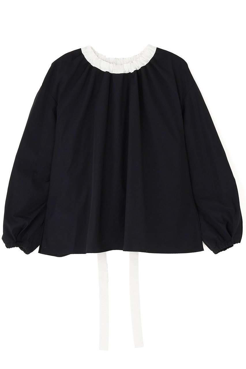 【アドーア/ADORE】のナイロンダンプブラウス インテリア・キッズ・メンズ・レディースファッション・服の通販 founy(ファニー) 　ファッション　Fashion　レディースファッション　Fashion for Women　トップス・カットソー　Cut & Sew Tops　シャツ・ブラウス・オフィスカジュアル　Elegant Blouses & Button-Ups　おすすめ　Recommended / Our Picks　ギャザー　Gathered, Ruffled　シンプル　Simple, Minimal　スリーブ　Sleeve, Long Sleeve / Short Sleeve　セットアップ　Set-Up, Coordinated Outfit　ロング　Long, Long-Length　エレガント 上品　Elegant　ブラック|ID: prp329100004761899 ipo3291000000034706289