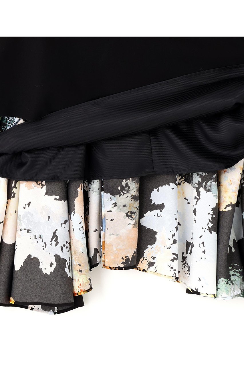 【アドーア/ADORE】のフォレストプリントワンピース 人気、トレンドファッション・服の通販 founy(ファニー) 　ファッション　Fashion　レディースファッション　Fashion for Women　ワンピース　Dresses　チュニック　Tunic Tops & Dresses　チュニック　Tunic, Long Top　プリント　Print, Printed Pattern　ヘムライン　Hemline, Bottom Cut　ランダム　Random, Irregular　ロング　Long, Long-Length　再入荷　Restock / Back in Stock　無地　Plain, Solid Color　other-2|ID: prp329100004761904 ipo3291000000034463371