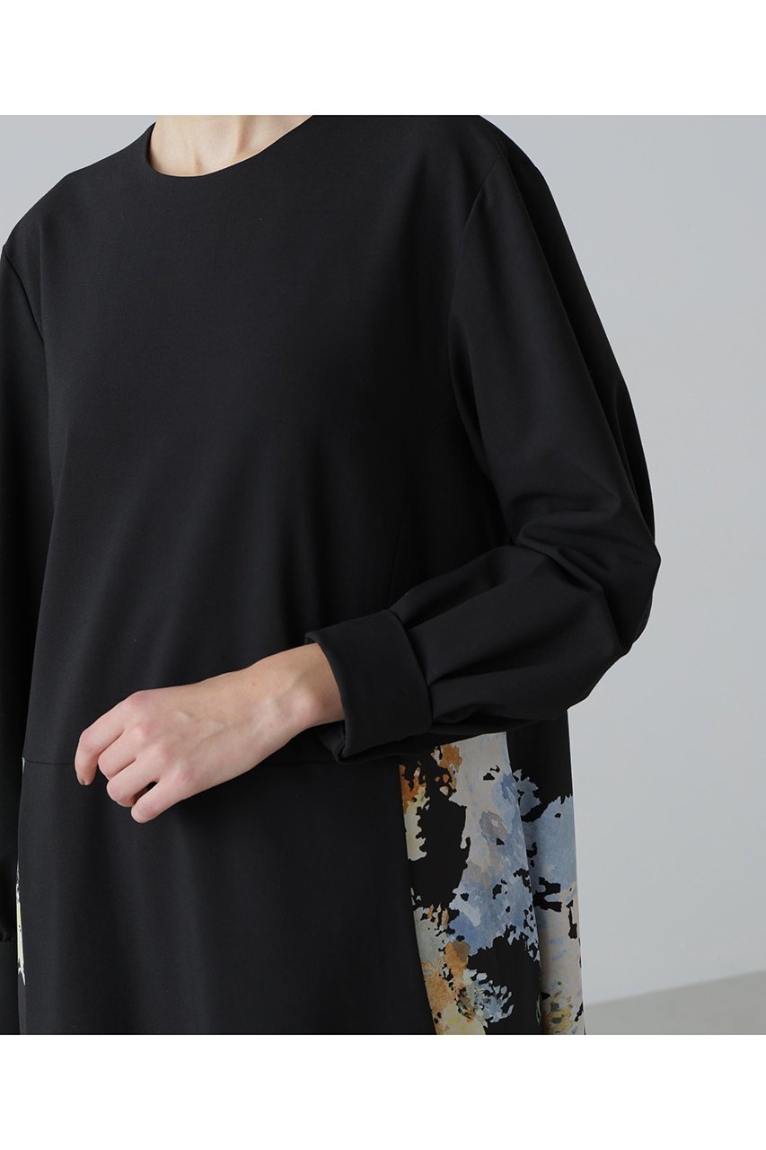 【アドーア/ADORE】のフォレストプリントワンピース 人気、トレンドファッション・服の通販 founy(ファニー) 　ファッション　Fashion　レディースファッション　Fashion for Women　ワンピース　Dresses　チュニック　Tunic Tops & Dresses　チュニック　Tunic, Long Top　プリント　Print, Printed Pattern　ヘムライン　Hemline, Bottom Cut　ランダム　Random, Irregular　ロング　Long, Long-Length　無地　Plain, Solid Color　other-7|ID: prp329100004761904 ipo3291000000034605017