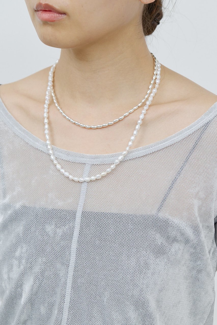 【ガリャルダガランテ/GALLARDAGALANTE】の【2.718】コンビネーションパールネックレス 人気、トレンドファッション・服の通販 founy(ファニー) 　ファッション　Fashion　レディースファッション　Fashion for Women　ジュエリー　Jewelry　ネックレス　Necklaces & Pendants　アクセサリー　Fashion Accessories　オケージョン　Occasion Wear　シルバー　Silver, Metallic Silver　ネックレス　Necklace, Pendant Necklace　パール　Pearl, Pearl Accent　ロング　Long, Long-Length　エレガント 上品　Elegant　other-2|ID: prp329100004762831 ipo3291000000035478484