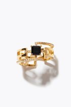 【アルティーダ ウード/ARTIDA OUD】の【11/13 0:00販売開始】elafonisi オニキス パヴェダイヤモンド デコ リング ブラック|ID: prp329100004762839 ipo3291000000034472591