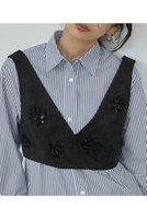 【ガリャルダガランテ/GALLARDAGALANTE】の【25th記念アイテム】ビジュービスチェ 人気、トレンドファッション・服の通販 founy(ファニー) ファッション Fashion レディースファッション Fashion for Women トップス・カットソー Cut & Sew Tops キャミソール&ノースリーブ Camisoles & Sleeveless Tops シャツ・ブラウス・オフィスカジュアル Elegant Blouses & Button-Ups ビスチェ Bustiers & Corset Tops / Layered Bustier Style インナー Innerwear コンパクト Compact, Small Size シンプル Simple, Minimal ノースリーブ Sleeveless, No-Sleeve ビジュー Bijou, Jewel-like Accent ビスチェ Bustier, Corset Top ホリデーシーズン Holiday Season エレガント 上品 Elegant 新作・新入荷 New Arrivals / New In |ID:prp329100004762841