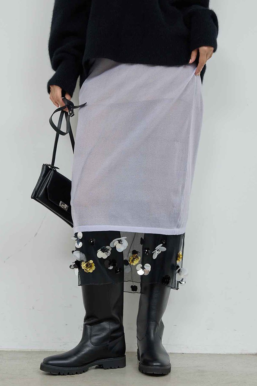 【ガリャルダガランテ/GALLARDAGALANTE】の【25th記念アイテム】シアービジュースカート 人気、トレンドファッション・服の通販 founy(ファニー) ファッション Fashion レディースファッション Fashion for Women スカート Skirts ロングスカート Long Skirts / Maxi & Midi Skirts シアー Sheer, See-Through シンプル Simple, Minimal チュール Tulip, Tulip Motif ビジュー Bijou, Jewel-like Accent ホリデーシーズン Holiday Season ラベンダー Lavender ロング Long, Long-Length 新作・新入荷 New Arrivals / New In other-1|ID: prp329100004762843 ipo3291000000034472646