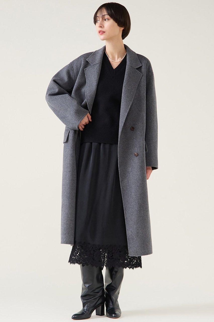 【マルティニーク/martinique】のESSENTIAL チェスターコート 人気、トレンドファッション・服の通販 founy(ファニー) 　ファッション　Fashion　レディースファッション　Fashion for Women　アウター　Coat / Outerwear Collection　コート・ロングコート・ピーコート　Long Coats, Peacoats & More　チェスターコート・ロング丈アウター　Chester Coats / Chesterfield Long Coats　クラシカル　Classical, Vintage-Inspired　チェスターコート　Chester Coat, Long Coat　モダン　Modern, Contemporary　ロング　Long, Long-Length　other-8|ID: prp329100004762844 ipo3291000000034535823