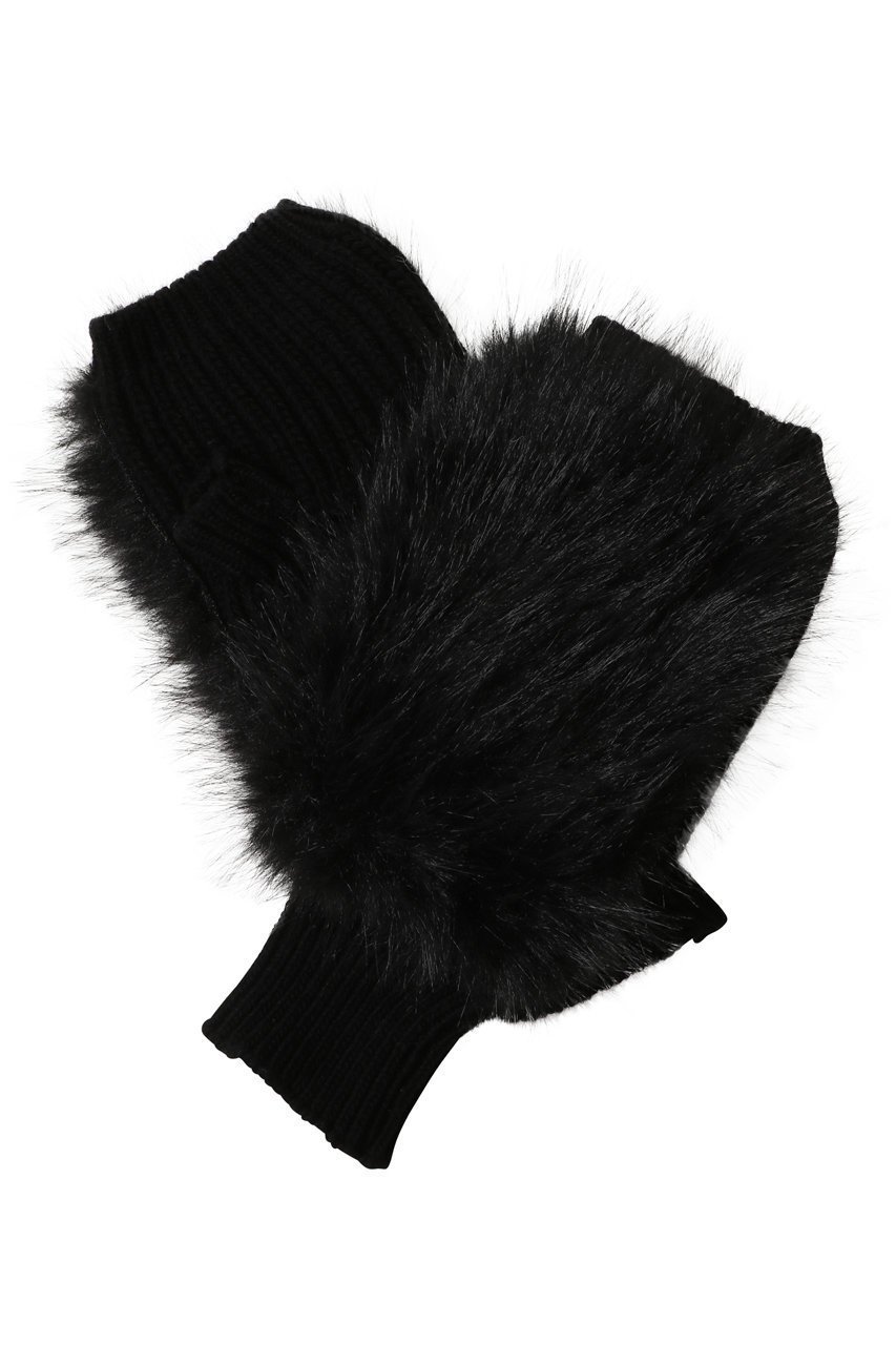 【アルポ/ALPO】のフェイクファー×ニットフィンガーレスグローブ インテリア・キッズ・メンズ・レディースファッション・服の通販 founy(ファニー) ファッション Fashion レディースファッション Fashion for Women スマート Smart, Elegant フェイクファー Faux Fur, Imitation Fur ラグジュアリー Luxury, Elegant リブニット Rib Knit, Ribbed Knit リュクス Luxury, Elegant, High-End, Chic 新作・新入荷 New Arrivals / New In ブラック|ID: prp329100004762849 ipo3291000000034472706