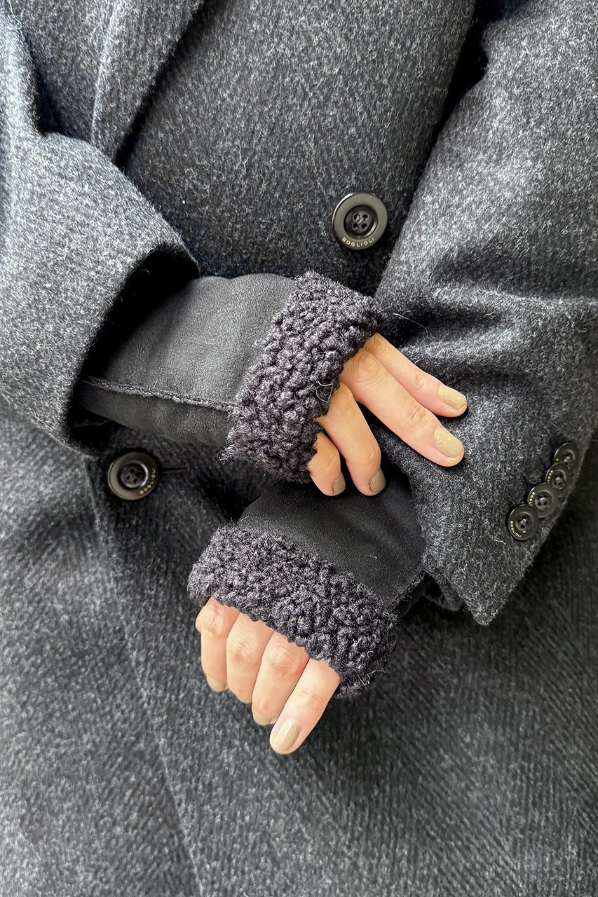 【アルポ/ALPO】のフェイクムートンフィンガーレスグローブ 人気、トレンドファッション・服の通販 founy(ファニー) 　ファッション　Fashion　レディースファッション　Fashion for Women　ジャケット　Jacket, Outerwear　スマート　Smart, Elegant　other-5|ID: prp329100004762850 ipo3291000000035478526