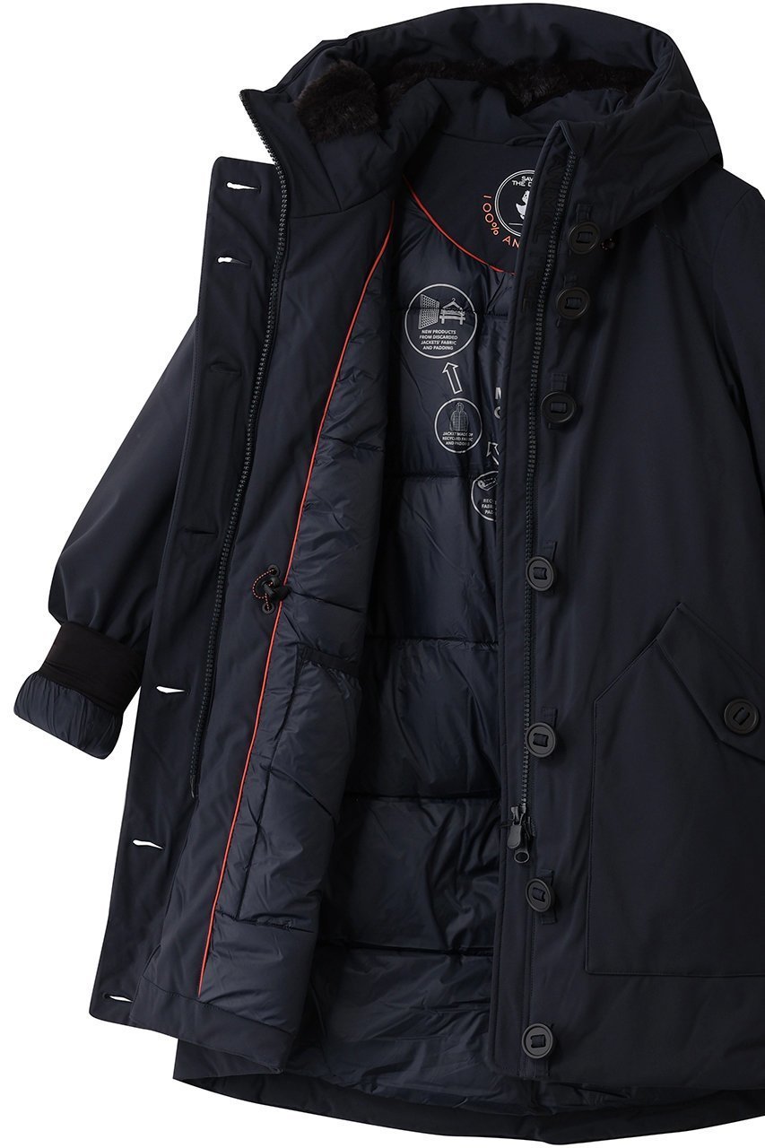 【セーブ ザ ダック/SAVE THE DUCK】のSIAN P40413W SMEG/フロントボタンロングコート 人気、トレンドファッション・服の通販 founy(ファニー) ファッション Fashion レディースファッション Fashion for Women アウター Coat / Outerwear Collection コート・ロングコート・ピーコート Long Coats, Peacoats & More ビジネス 仕事 通勤 Business / Work / Commuting フロント Front, Front Design ロング Long, Long-Length 新作・新入荷 New Arrivals / New In other-6|ID: prp329100004762856 ipo3291000000034472789