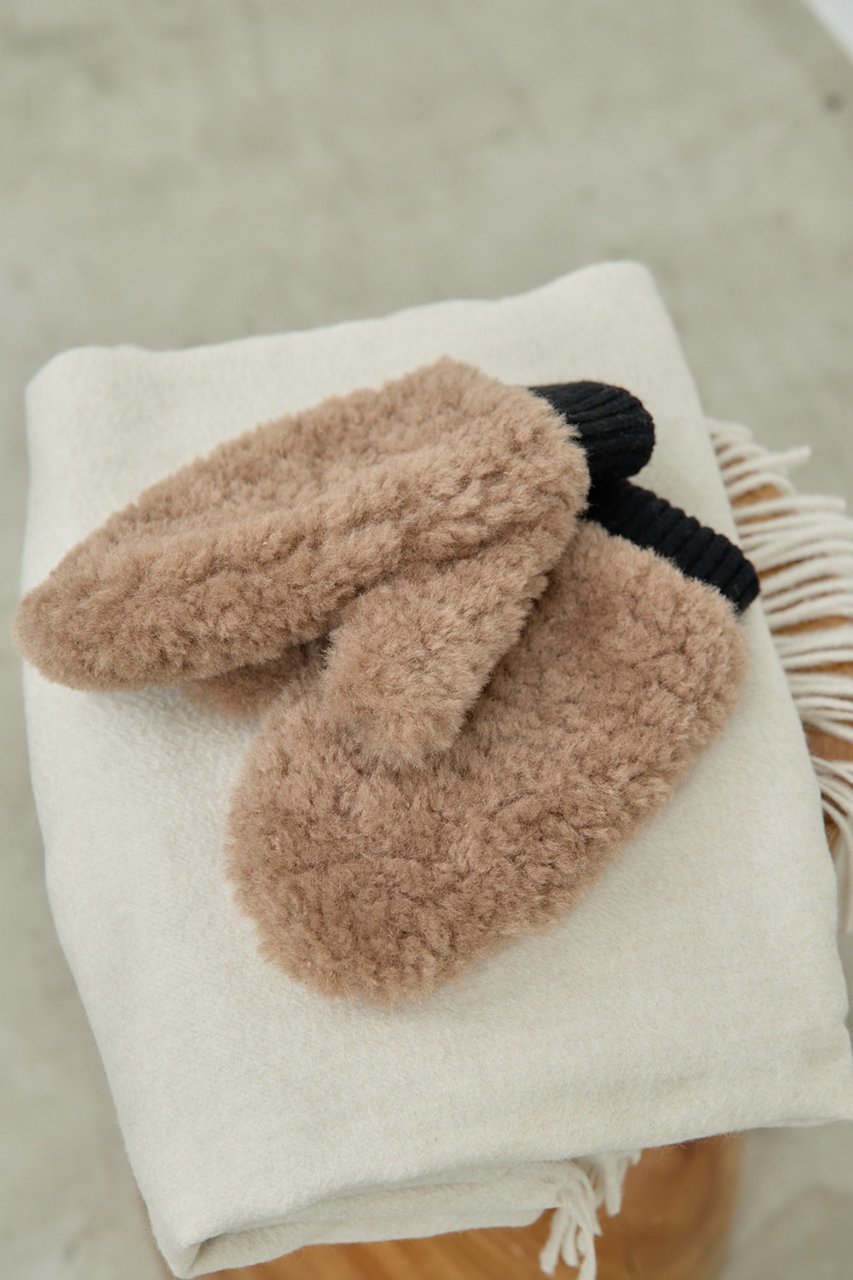 【ガリャルダガランテ/GALLARDAGALANTE】のボアミトン インテリア・キッズ・メンズ・レディースファッション・服の通販 founy(ファニー) ファッション Fashion レディースファッション Fashion for Women スタイリッシュ Stylish, Fashionable エレガント 上品 Elegant 新作・新入荷 New Arrivals / New In 防寒 Cold Protection, Winter-Ready ブラウン|ID: prp329100004762858 ipo3291000000034472798