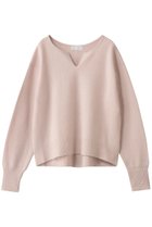 【ガリャルダガランテ/GALLARDAGALANTE】のファーウールキーネックニット ピンク|ID:prp329100004762863