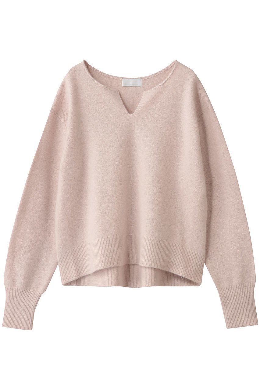 【ガリャルダガランテ/GALLARDAGALANTE】のファーウールキーネックニット インテリア・キッズ・メンズ・レディースファッション・服の通販 founy(ファニー) ファッション Fashion レディースファッション Fashion for Women トップス・カットソー Cut & Sew Tops ニット Knit Tops & Sweaters カジュアルプルオーバー・ニットトップス Pullovers & Knit Tops / Casual Pullovers デコルテ Décolleté, Neckline エレガント 上品 Elegant 新作・新入荷 New Arrivals / New In A/W・秋冬 Autumn/Winter ピンク|ID: prp329100004762863 ipo3291000000034472836