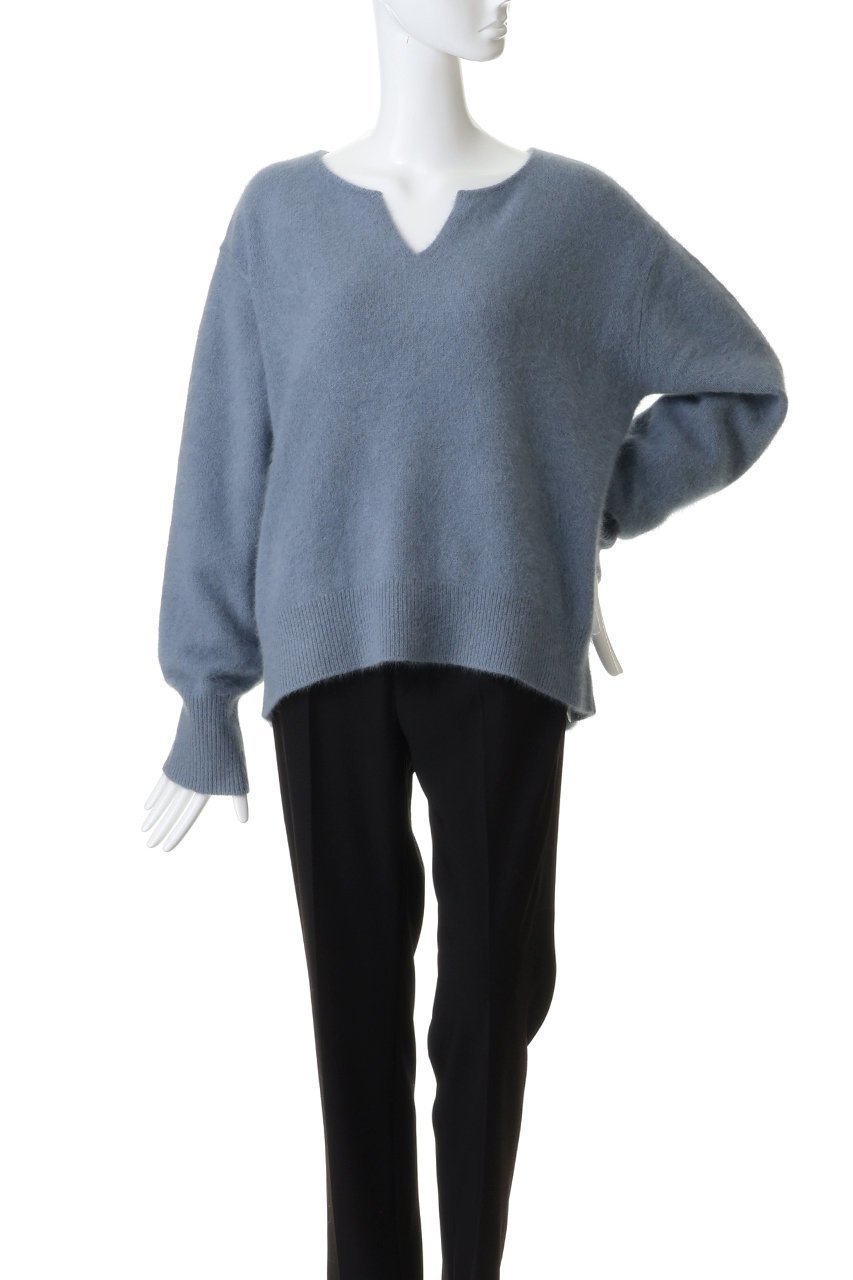 【ガリャルダガランテ/GALLARDAGALANTE】のファーウールキーネックニット 人気、トレンドファッション・服の通販 founy(ファニー) ファッション Fashion レディースファッション Fashion for Women トップス・カットソー Cut & Sew Tops ニット Knit Tops & Sweaters カジュアルプルオーバー・ニットトップス Pullovers & Knit Tops / Casual Pullovers デコルテ Décolleté, Neckline エレガント 上品 Elegant 新作・新入荷 New Arrivals / New In A/W・秋冬 Autumn/Winter other-2|ID: prp329100004762863 ipo3291000000034472840