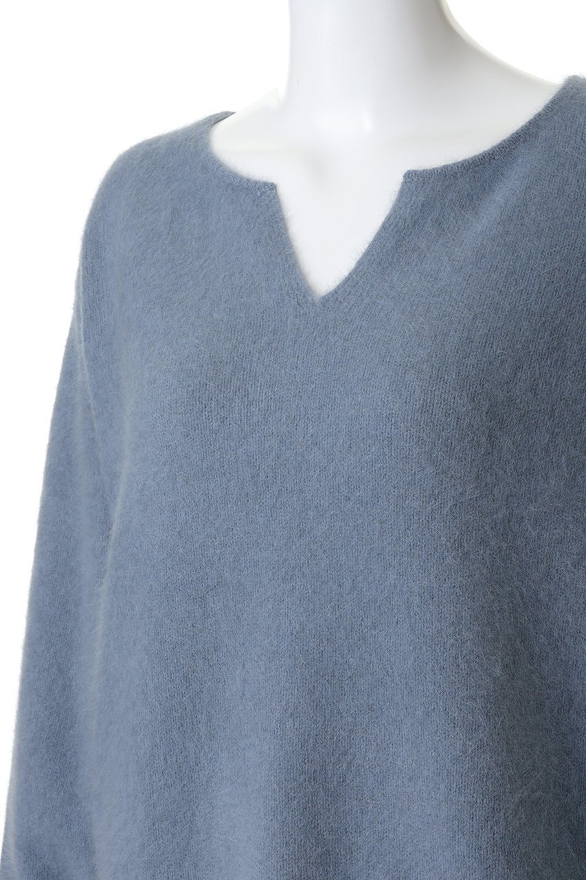 【ガリャルダガランテ/GALLARDAGALANTE】のファーウールキーネックニット 人気、トレンドファッション・服の通販 founy(ファニー) ファッション Fashion レディースファッション Fashion for Women トップス・カットソー Cut & Sew Tops ニット Knit Tops & Sweaters カジュアルプルオーバー・ニットトップス Pullovers & Knit Tops / Casual Pullovers デコルテ Décolleté, Neckline エレガント 上品 Elegant 新作・新入荷 New Arrivals / New In A/W・秋冬 Autumn/Winter other-5|ID: prp329100004762863 ipo3291000000034472844