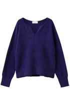 【ガリャルダガランテ/GALLARDAGALANTE】のファーウールキーネックニット パープル|ID: prp329100004762863 ipo3291000000034970928