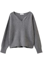 【ガリャルダガランテ/GALLARDAGALANTE】のファーウールキーネックニット グレー|ID: prp329100004762863 ipo3291000000034970929