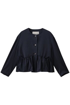 【デパリエ/DEPAREILLE】 ウールヴィスコースサテンジャケット人気、トレンドファッション・服の通販 founy(ファニー) ファッション Fashion レディースファッション Fashion for Women アウター Coat / Outerwear Collection レディースジャケット・軽アウター Jackets ギャザー Gathered, Ruffled コンパクト Compact, Small Size サテン Satin, Glossy Fabric ショート Short, Short Length ジャケット Jacket, Outerwear スリーブ Sleeve, Long Sleeve / Short Sleeve フェミニン Feminine, Girly ロング Long, Long-Length 新作・新入荷 New Arrivals / New In |ID:prp329100004762865