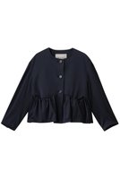 【デパリエ/DEPAREILLE】のウールヴィスコースサテンジャケット 人気、トレンドファッション・服の通販 founy(ファニー) ファッション Fashion レディースファッション Fashion for Women アウター Coat / Outerwear Collection レディースジャケット・軽アウター Jackets ギャザー Gathered, Ruffled コンパクト Compact, Small Size サテン Satin, Glossy Fabric ショート Short, Short Length ジャケット Jacket, Outerwear スリーブ Sleeve, Long Sleeve / Short Sleeve フェミニン Feminine, Girly ロング Long, Long-Length 新作・新入荷 New Arrivals / New In |ID:prp329100004762865