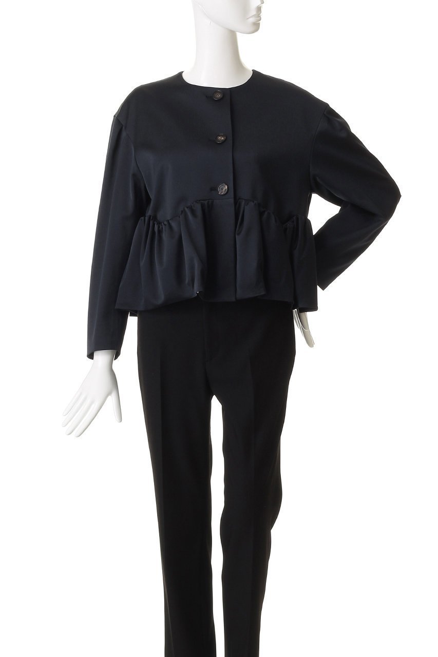 【デパリエ/DEPAREILLE】のウールヴィスコースサテンジャケット 人気、トレンドファッション・服の通販 founy(ファニー) ファッション Fashion レディースファッション Fashion for Women アウター Coat / Outerwear Collection レディースジャケット・軽アウター Jackets ギャザー Gathered, Ruffled コンパクト Compact, Small Size サテン Satin, Glossy Fabric ショート Short, Short Length ジャケット Jacket, Outerwear スリーブ Sleeve, Long Sleeve / Short Sleeve フェミニン Feminine, Girly ロング Long, Long-Length 新作・新入荷 New Arrivals / New In other-2|ID: prp329100004762865 ipo3291000000034472851