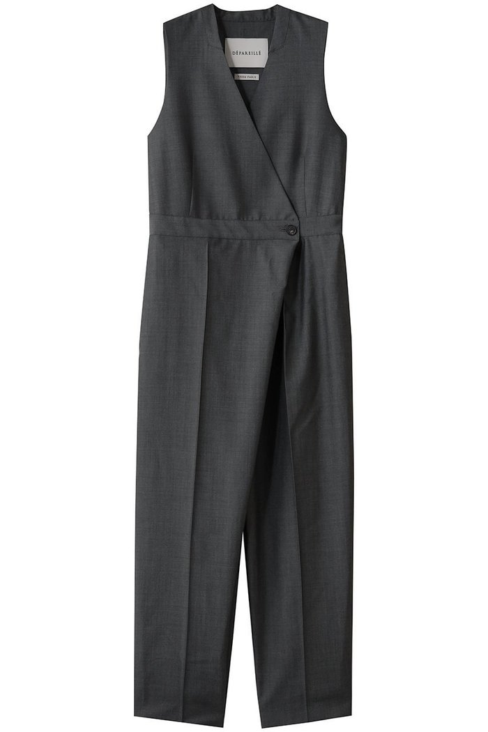 【デパリエ/DEPAREILLE】のモヘアポプリンコンビネゾン インテリア・キッズ・メンズ・レディースファッション・服の通販 founy(ファニー) https://founy.com/ ファッション Fashion レディースファッション Fashion for Women パンツ Pants & Trousers インナー Innerwear コンビネゾン Jumpsuit, All-in-One ノースリーブ Sleeveless, No-Sleeve ラップ Wrap, Wrap Design ロング Long, Long-Length エレガント 上品 Elegant 新作・新入荷 New Arrivals / New In |ID: prp329100004762868 ipo3291000000034472860