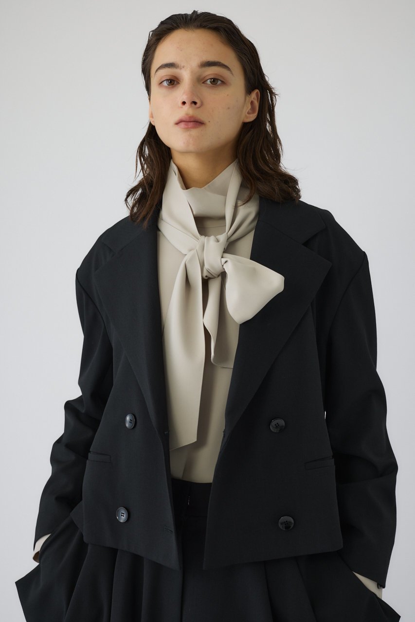 【リムアーク/RIM.ARK】のDouble breasted short JK/ジャケット 人気、トレンドファッション・服の通販 founy(ファニー) 　ファッション　Fashion　レディースファッション　Fashion for Women　アウター　Coat / Outerwear Collection　レディースジャケット・軽アウター　Jackets　コンパクト　Compact, Small Size　ショート　Short, Short Length　ジャケット　Jacket, Outerwear　セットアップ　Set-Up, Coordinated Outfit　ダブル　Double, Double-Breasted　バランス　Balance, Style Balance　マニッシュ　Mannish, Boyish　エレガント 上品　Elegant　other-4|ID: prp329100004762870 ipo3291000000035359737