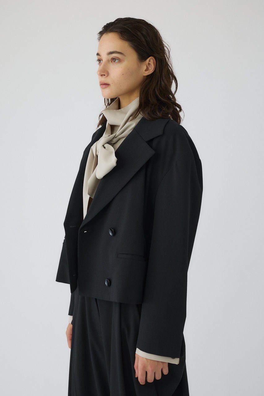 【リムアーク/RIM.ARK】のDouble breasted short JK/ジャケット 人気、トレンドファッション・服の通販 founy(ファニー) 　ファッション　Fashion　レディースファッション　Fashion for Women　アウター　Coat / Outerwear Collection　レディースジャケット・軽アウター　Jackets　コンパクト　Compact, Small Size　ショート　Short, Short Length　ジャケット　Jacket, Outerwear　セットアップ　Set-Up, Coordinated Outfit　ダブル　Double, Double-Breasted　バランス　Balance, Style Balance　マニッシュ　Mannish, Boyish　エレガント 上品　Elegant　other-5|ID: prp329100004762870 ipo3291000000035359738