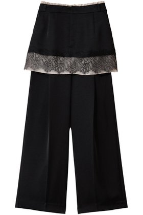 【メゾンスペシャル/MAISON SPECIAL】のSatin Skirt Pants/サテンスカートパンツ 人気、トレンドファッション・服の通販 founy(ファニー) ファッション Fashion レディースファッション Fashion for Women スカート Skirts パンツ Pants & Trousers サテン Satin, Glossy Fabric フェミニン Feminine, Girly レース Lace, Lace Fabric |ID:prp329100004762873
