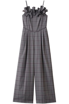 【メゾンスペシャル/MAISON SPECIAL】のRolled Flower Motif All-in-one/ロールフラワーモチーフオールインワン 人気、トレンドファッション・服の通販 founy(ファニー) ファッション Fashion レディースファッション Fashion for Women パンツ Pants & Trousers オケージョン Occasion Wear スタイリッシュ Stylish, Fashionable ストライプ Stripe, Striped Pattern タフタ Taffeta, Structured Fabric チェック Check, Plaid, Tartan チュール Tulip, Tulip Motif ミックス Mix, Mixed Style エレガント 上品 Elegant 新作・新入荷 New Arrivals / New In |ID:prp329100004762877