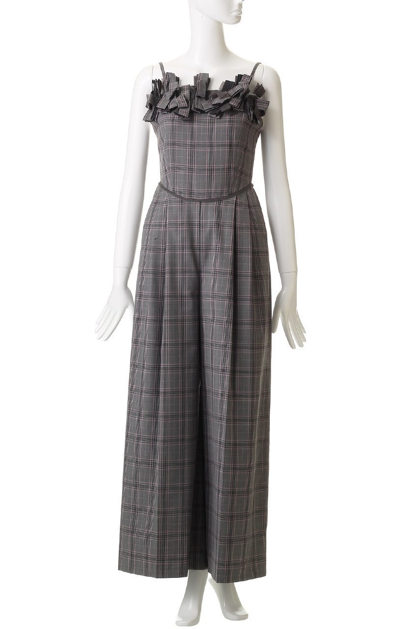 【メゾンスペシャル/MAISON SPECIAL】のRolled Flower Motif All-in-one/ロールフラワーモチーフオールインワン 人気、トレンドファッション・服の通販 founy(ファニー) ファッション Fashion レディースファッション Fashion for Women パンツ Pants & Trousers オケージョン Occasion Wear スタイリッシュ Stylish, Fashionable ストライプ Stripe, Striped Pattern タフタ Taffeta, Structured Fabric チェック Check, Plaid, Tartan チュール Tulip, Tulip Motif ミックス Mix, Mixed Style エレガント 上品 Elegant 新作・新入荷 New Arrivals / New In other-2|ID: prp329100004762877 ipo3291000000034472925