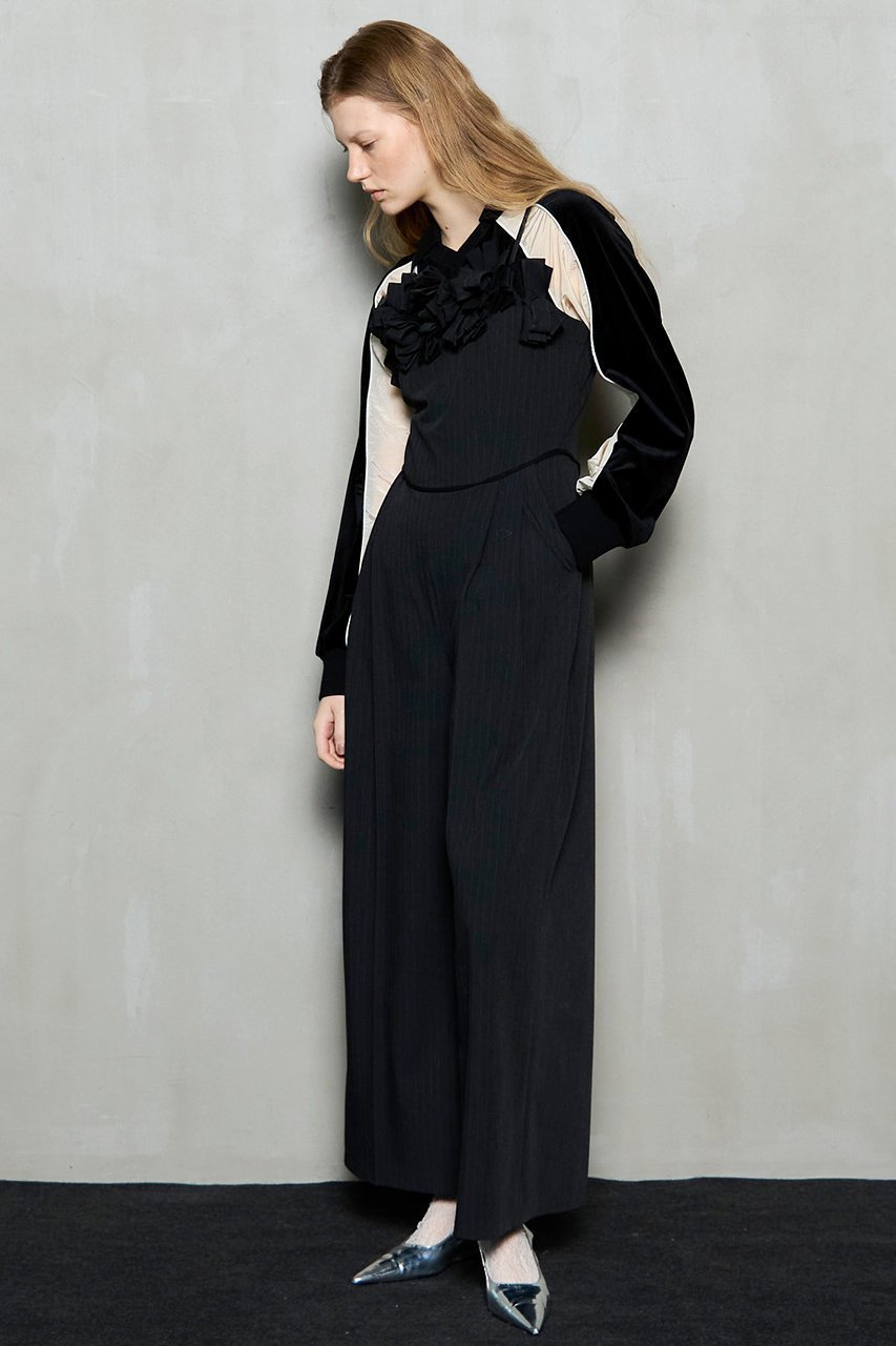 【メゾンスペシャル/MAISON SPECIAL】のRolled Flower Motif All-in-one/ロールフラワーモチーフオールインワン 人気、トレンドファッション・服の通販 founy(ファニー) ファッション Fashion レディースファッション Fashion for Women パンツ Pants & Trousers オケージョン Occasion Wear スタイリッシュ Stylish, Fashionable ストライプ Stripe, Striped Pattern タフタ Taffeta, Structured Fabric チェック Check, Plaid, Tartan チュール Tulip, Tulip Motif ミックス Mix, Mixed Style エレガント 上品 Elegant 新作・新入荷 New Arrivals / New In other-6|ID: prp329100004762877 ipo3291000000034472932
