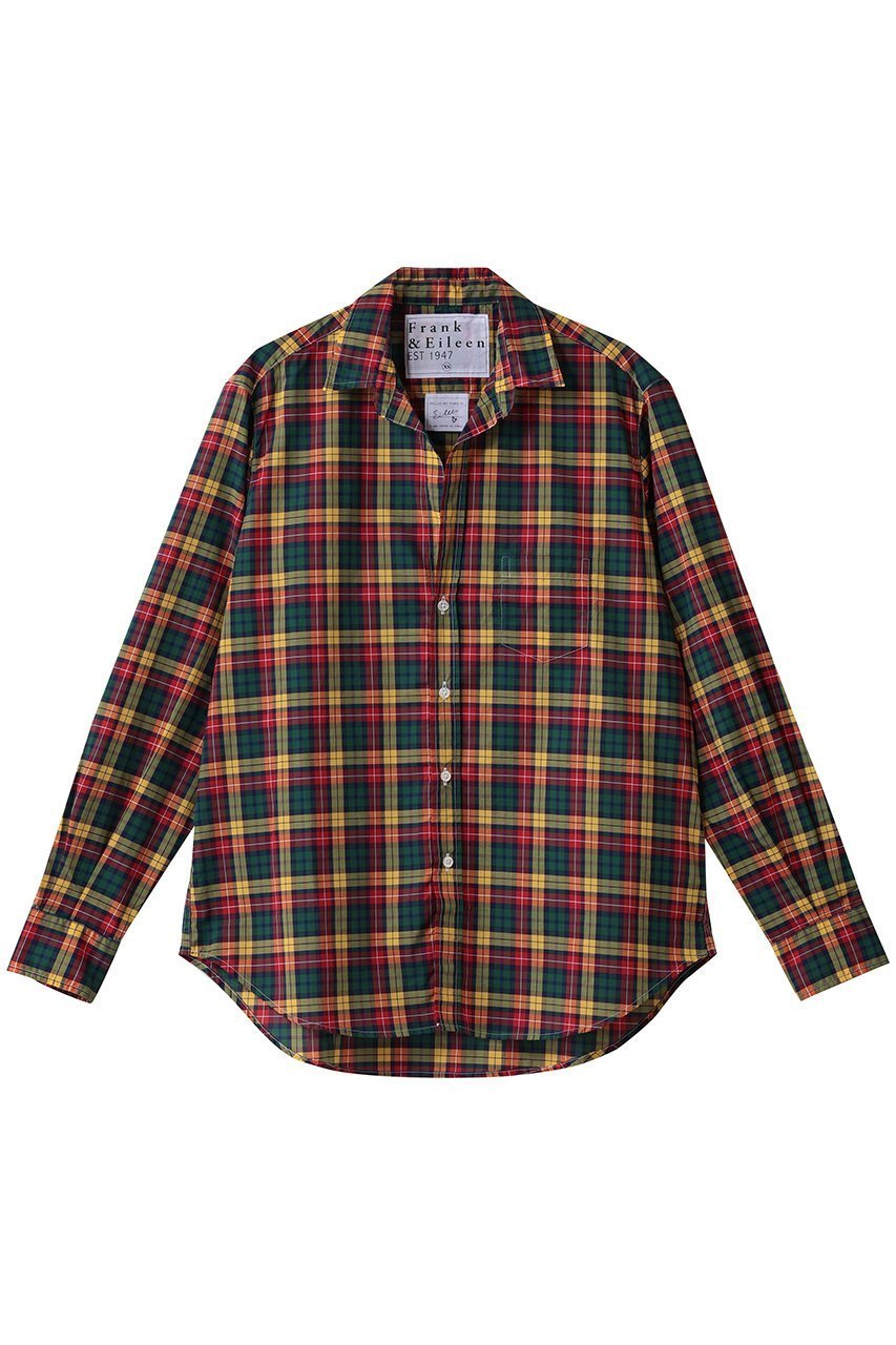 【フランク&アイリーン/Frank&Eileen】のEILEEN イタリアンクラシック グリーンチェックシャツ 人気、トレンドファッション・服の通販 founy(ファニー) ファッション Fashion レディースファッション Fashion for Women トップス・カットソー Cut & Sew Tops シャツ・ブラウス・オフィスカジュアル Elegant Blouses & Button-Ups クラシカル Classical, Vintage-Inspired クラシック Classic, Timeless Style スリーブ Sleeve, Long Sleeve / Short Sleeve チェック Check, Plaid, Tartan デニム Denim, Jeans Material フィット Fit, Slim Fit ロング Long, Long-Length 新作・新入荷 New Arrivals / New In other-1|ID: prp329100004762883 ipo3291000000034472970