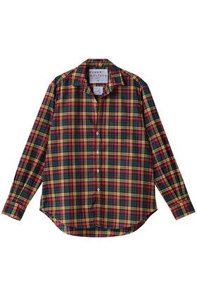 【フランク&アイリーン/Frank&Eileen】 EILEEN イタリアンクラシック グリーンチェックシャツ人気、トレンドファッション・服の通販 founy(ファニー) ファッション Fashion レディースファッション Fashion for Women トップス・カットソー Cut & Sew Tops シャツ・ブラウス・オフィスカジュアル Elegant Blouses & Button-Ups クラシカル Classical, Vintage-Inspired クラシック Classic, Timeless Style スリーブ Sleeve, Long Sleeve / Short Sleeve チェック Check, Plaid, Tartan デニム Denim, Jeans Material フィット Fit, Slim Fit ロング Long, Long-Length |ID:prp329100004762883