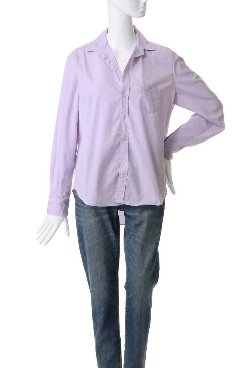 【フランク&アイリーン/Frank&Eileen】のEILEEN イタリアンコットン パープルシャツ 人気、トレンドファッション・服の通販 founy(ファニー) 　ファッション　Fashion　レディースファッション　Fashion for Women　トップス・カットソー　Cut & Sew Tops　ニット　Knit Tops & Sweaters　シャツ・ブラウス・オフィスカジュアル　Elegant Blouses & Button-Ups　カジュアルプルオーバー・ニットトップス　Pullovers & Knit Tops / Casual Pullovers　デニム　Denim, Jeans Material　ポケット　Pocket, Pocket Detail　other-2|ID: prp329100004762886 ipo3291000000035478593