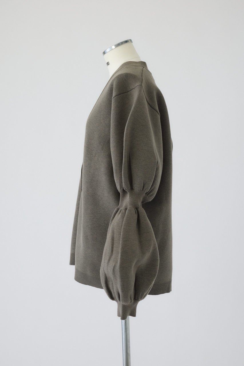 【リムアーク/RIM.ARK】の【11/7 10:00販売開始】Volume sleeve knit CD/ニットカーディガン 人気、トレンドファッション・服の通販 founy(ファニー) ファッション Fashion レディースファッション Fashion for Women トップス・カットソー Cut & Sew Tops ニット Knit Tops & Sweaters カーディガン・羽織り Layered Style Cardigans ボリューム袖・フリルスリーブブラウス Voluminous & Ruffle Sleeves / Puffy Sleeve Tops おすすめ Recommended / Our Picks カーディガン Cardigan, Knitwear ダブル Double, Double-Breasted バランス Balance, Style Balance フェイス Face, Facial Design ボックス Boxy, Box Shape 新作・新入荷 New Arrivals / New In other-4|ID: prp329100004762894 ipo3291000000034473049