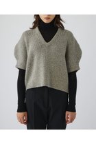 【リムアーク/RIM.ARK】の【11/7 10:00販売開始】Round knit vest tops/ニット グレー|ID:prp329100004762898
