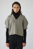 【リムアーク/RIM.ARK】のRound knit vest tops/ニット グレー|ID: prp329100004762898 ipo3291000000036137098