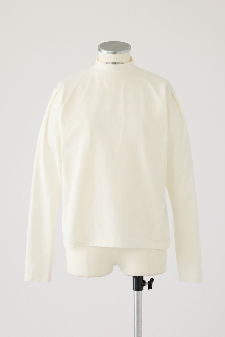 【リムアーク/RIM.ARK】の【11/7 10:00販売開始】Curved sleeve high collar tops/トップス インテリア・キッズ・メンズ・レディースファッション・服の通販 founy(ファニー) ファッション Fashion レディースファッション Fashion for Women トップス・カットソー Cut & Sew Tops シャツ・ブラウス・オフィスカジュアル Elegant Blouses & Button-Ups シンプル Simple, Minimal スリーブ Sleeve, Long Sleeve / Short Sleeve ハイネック High Neck, Mock Neck バランス Balance, Style Balance モダン Modern, Contemporary ロング Long, Long-Length 定番 Standard, Basic Item 新作・新入荷 New Arrivals / New In ホワイト|ID: prp329100004762899 ipo3291000000034473093