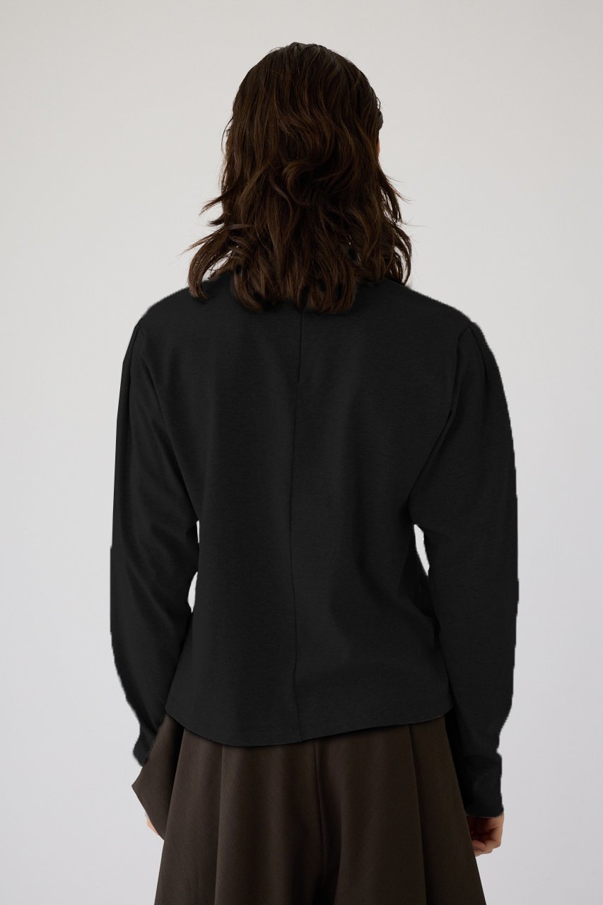 【リムアーク/RIM.ARK】のCurved sleeve high collar tops/トップス 人気、トレンドファッション・服の通販 founy(ファニー) 　ファッション　Fashion　レディースファッション　Fashion for Women　トップス・カットソー　Cut & Sew Tops　シャツ・ブラウス・オフィスカジュアル　Elegant Blouses & Button-Ups　シンプル　Simple, Minimal　スリーブ　Sleeve, Long Sleeve / Short Sleeve　ハイネック　High Neck, Mock Neck　バランス　Balance, Style Balance　モダン　Modern, Contemporary　ロング　Long, Long-Length　定番　Standard, Basic Item　other-5|ID: prp329100004762899 ipo3291000000036420427