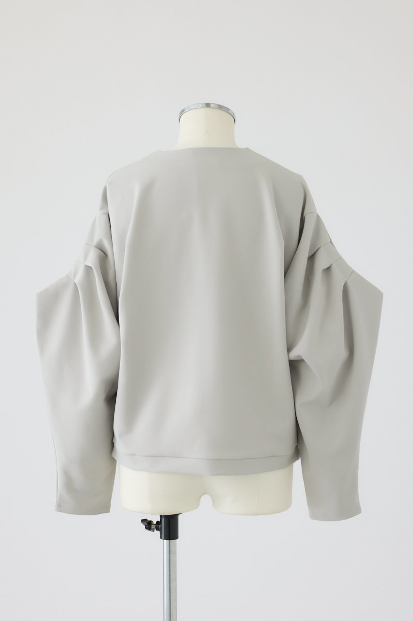 【リムアーク/RIM.ARK】の【11/7 10:00販売開始】Volume sleeve v-neck PO/プルオーバー 人気、トレンドファッション・服の通販 founy(ファニー) ファッション Fashion レディースファッション Fashion for Women トップス・カットソー Cut & Sew Tops シャツ・ブラウス・オフィスカジュアル Elegant Blouses & Button-Ups カジュアルプルオーバー・ニットトップス Pullovers & Knit Tops / Casual Pullovers Vネックトップス V-Neck Tops / V-Cut Neckline Shirts ボリューム袖・フリルスリーブブラウス Voluminous & Ruffle Sleeves / Puffy Sleeve Tops カットソー Cut and Sewn Top シンプル Simple, Minimal ストレッチ Stretch, Stretchy Fabric スリーブ Sleeve, Long Sleeve / Short Sleeve ダブル Double, Double-Breasted ロング Long, Long-Length 新作・新入荷 New Arrivals / New In other-4|ID: prp329100004762900 ipo3291000000034473109