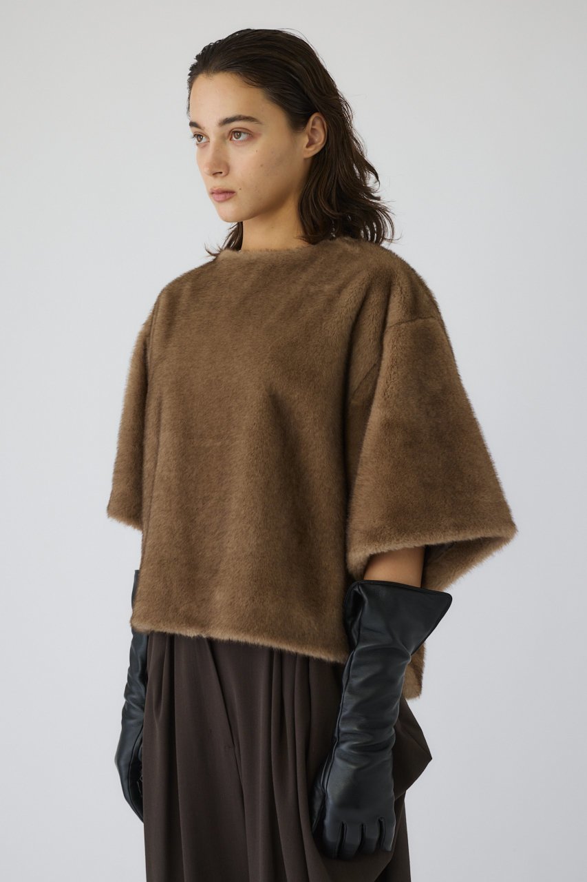 【リムアーク/RIM.ARK】の【11/7 10:00販売開始】Square fur tops/トップス 人気、トレンドファッション・服の通販 founy(ファニー) ファッション Fashion レディースファッション Fashion for Women トップス・カットソー Cut & Sew Tops シャツ・ブラウス・オフィスカジュアル Elegant Blouses & Button-Ups おすすめ Recommended / Our Picks スクエア Square, Square Shape スリーブ Sleeve, Long Sleeve / Short Sleeve ダウン Down, Puffer フェイクファー Faux Fur, Imitation Fur ラグジュアリー Luxury, Elegant リラックス Relax, Relaxed Fit ロング Long, Long-Length 新作・新入荷 New Arrivals / New In A/W・秋冬 Autumn/Winter other-4|ID: prp329100004762901 ipo3291000000034473118