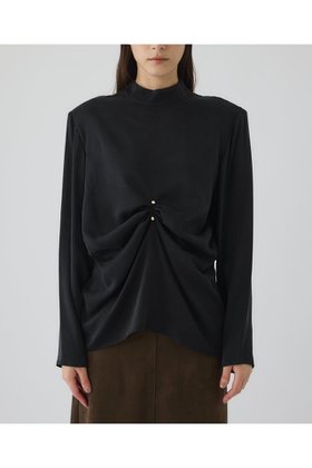 【リムアーク/RIM.ARK】のGathered paded tops/トップス 人気、トレンドファッション・服の通販 founy(ファニー) ファッション Fashion レディースファッション Fashion for Women トップス・カットソー Cut & Sew Tops シャツ・ブラウス・オフィスカジュアル Elegant Blouses & Button-Ups インナー Innerwear キュプラ Cupro, Eco Fabric クール Cool, Chic サテン Satin, Glossy Fabric ショルダー Shoulder, Shoulder Strap シンプル Simple, Minimal ジャケット Jacket, Outerwear スラックス Slacks, Dress Pants スリーブ Sleeve, Long Sleeve / Short Sleeve ドレープ Drape, Draping Fabric フロント Front, Front Design ラグジュアリー Luxury, Elegant ロング Long, Long-Length エレガント 上品 Elegant 新作・新入荷 New Arrivals / New In 結婚式 Wedding |ID:prp329100004762902