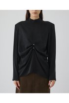 【リムアーク/RIM.ARK】の【11/7 10:00販売開始】Gathered paded tops/トップス ブラック|ID:prp329100004762902