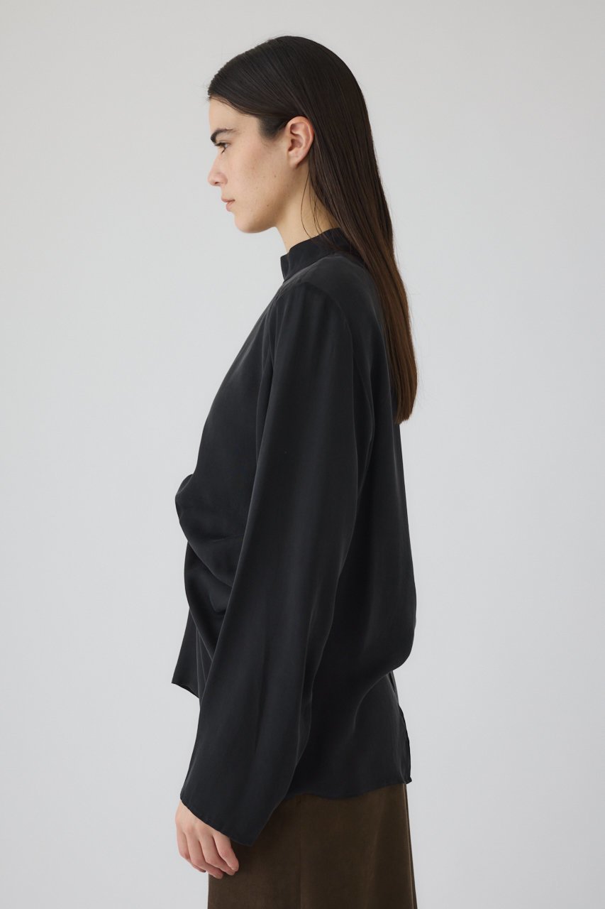 【リムアーク/RIM.ARK】の【11/7 10:00販売開始】Gathered paded tops/トップス 人気、トレンドファッション・服の通販 founy(ファニー) ファッション Fashion レディースファッション Fashion for Women トップス・カットソー Cut & Sew Tops シャツ・ブラウス・オフィスカジュアル Elegant Blouses & Button-Ups インナー Innerwear キュプラ Cupro, Eco Fabric クール Cool, Chic サテン Satin, Glossy Fabric ショルダー Shoulder, Shoulder Strap シンプル Simple, Minimal ジャケット Jacket, Outerwear スラックス Slacks, Dress Pants スリーブ Sleeve, Long Sleeve / Short Sleeve ドレープ Drape, Draping Fabric フロント Front, Front Design ラグジュアリー Luxury, Elegant ロング Long, Long-Length エレガント 上品 Elegant 新作・新入荷 New Arrivals / New In 結婚式 Wedding other-5|ID: prp329100004762902 ipo3291000000034473128