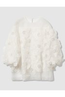 【アルアバイル/allureville】の【LOULOU WILLOUGHBY】オーガンフラワーブラウス 人気、トレンドファッション・服の通販 founy(ファニー) ファッション Fashion レディースファッション Fashion for Women トップス・カットソー Cut & Sew Tops シャツ・ブラウス・オフィスカジュアル Elegant Blouses & Button-Ups 2025年 2025 2025-2026秋冬・A/W Autumn/Winter 2025–26 AW25–26 オーガンジー Organza Fabric ショート Short, Short Length スリーブ Sleeve, Long Sleeve / Short Sleeve デコルテ Décolleté, Neckline ビジュー Bijou, Jewel-like Accent フラワー Flower, Floral エレガント 上品 Elegant 無地 Plain, Solid Color A/W・秋冬 Autumn/Winter |ID:prp329100004762906