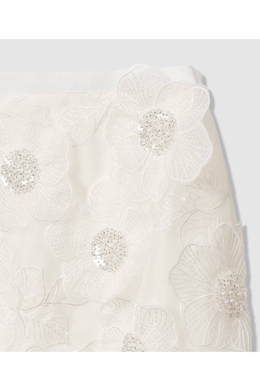 【アルアバイル/allureville】の【LOULOU WILLOUGHBY】オーガンフラワータイトスカート 人気、トレンドファッション・服の通販 founy(ファニー) 　ファッション　Fashion　レディースファッション　Fashion for Women　スカート　Skirts　ロングスカート　Long Skirts / Maxi & Midi Skirts　2026年　2026　エアリー　Airy Texture　オーガンジー　Organza Fabric　タイトスカート　Pencil Skirt, Tight Skirt　ビジュー　Bijou, Jewel-like Accent　ロング　Long, Long-Length　エレガント 上品　Elegant　夏　Summer　春　Spring　S/S・春夏　SS, Spring/Summer, Warm Season　other-3|ID: prp329100004762907 ipo3291000000034515060