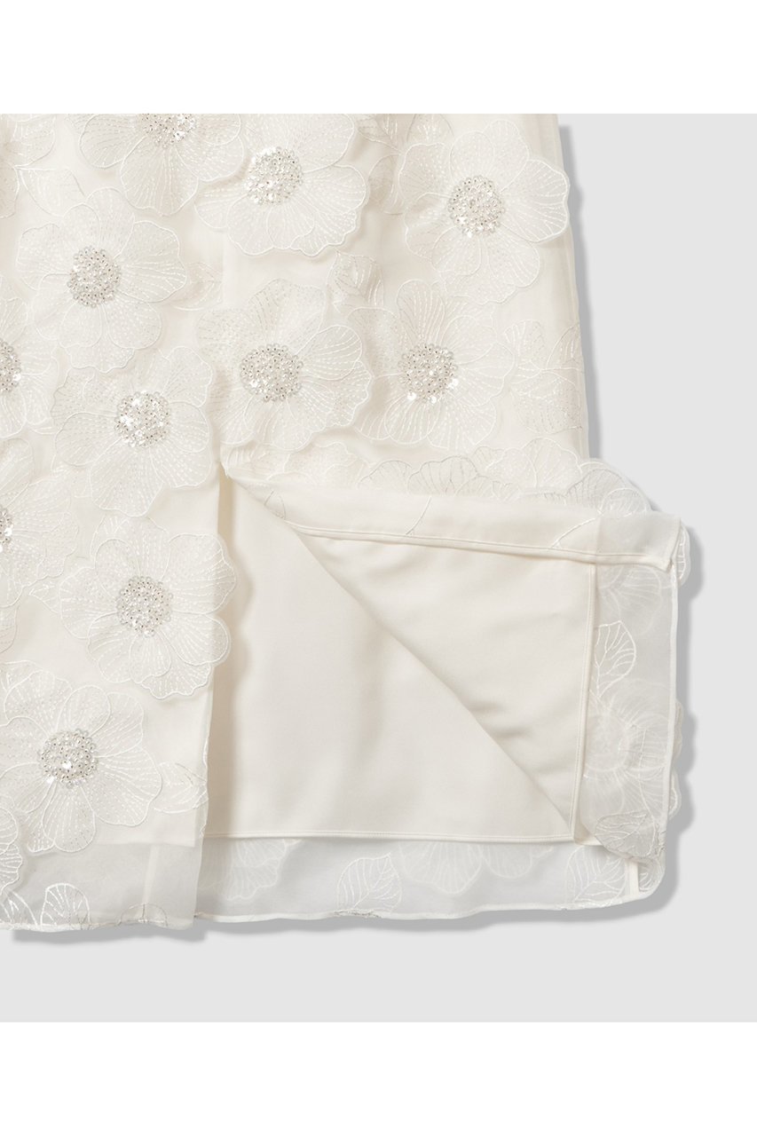 【アルアバイル/allureville】の【LOULOU WILLOUGHBY】オーガンフラワータイトスカート 人気、トレンドファッション・服の通販 founy(ファニー) 　ファッション　Fashion　レディースファッション　Fashion for Women　スカート　Skirts　ロングスカート　Long Skirts / Maxi & Midi Skirts　2026年　2026　エアリー　Airy Texture　オーガンジー　Organza Fabric　タイトスカート　Pencil Skirt, Tight Skirt　ビジュー　Bijou, Jewel-like Accent　ロング　Long, Long-Length　エレガント 上品　Elegant　夏　Summer　春　Spring　S/S・春夏　SS, Spring/Summer, Warm Season　other-4|ID: prp329100004762907 ipo3291000000034515061