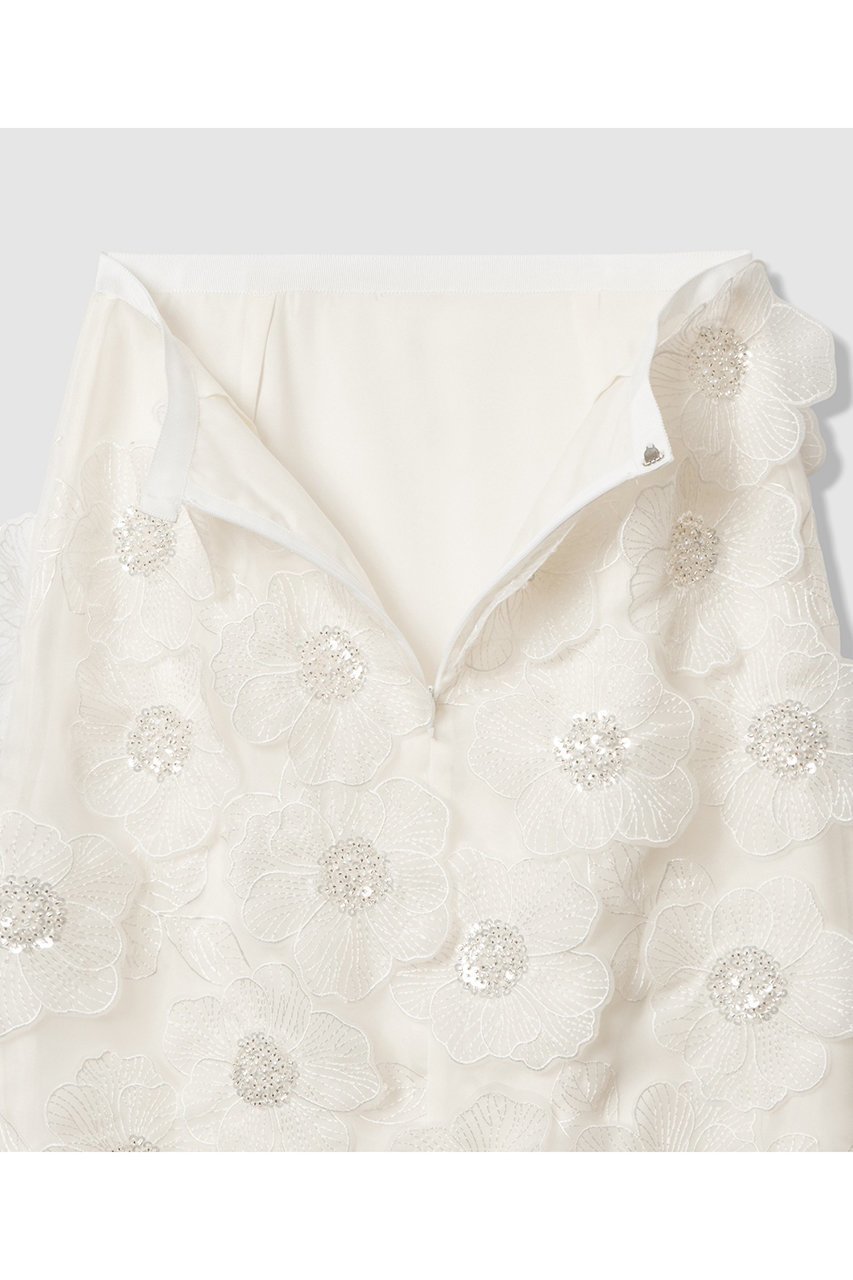 【アルアバイル/allureville】の【LOULOU WILLOUGHBY】オーガンフラワータイトスカート 人気、トレンドファッション・服の通販 founy(ファニー) 　ファッション　Fashion　レディースファッション　Fashion for Women　スカート　Skirts　ロングスカート　Long Skirts / Maxi & Midi Skirts　2026年　2026　エアリー　Airy Texture　オーガンジー　Organza Fabric　タイトスカート　Pencil Skirt, Tight Skirt　ビジュー　Bijou, Jewel-like Accent　ロング　Long, Long-Length　エレガント 上品　Elegant　夏　Summer　春　Spring　S/S・春夏　SS, Spring/Summer, Warm Season　other-5|ID: prp329100004762907 ipo3291000000034515062