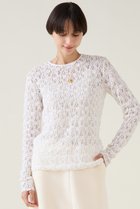 【マルティニーク/martinique】のストレッチレースインナー 人気、トレンドファッション・服の通販 founy(ファニー) ファッション Fashion レディースファッション Fashion for Women トップス・カットソー Cut & Sew Tops シャツ・ブラウス・オフィスカジュアル Elegant Blouses & Button-Ups ロングTシャツ・Tシャツ Longline T-Shirts & Tees カットソー・ベーシックTシャツ Cut-and-Sewn Tops / Stretch Tees & Basics 2025年 2025 2025-2026秋冬・A/W Autumn/Winter 2025–26 AW25–26 おすすめ Recommended / Our Picks インナー Innerwear ストレッチ Stretch, Stretchy Fabric スリーブ Sleeve, Long Sleeve / Short Sleeve レース Lace, Lace Fabric ロング Long, Long-Length A/W・秋冬 Autumn/Winter thumbnail ホワイト|ID: prp329100004762908 ipo3291000000034473177