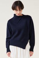 【マルティニーク/martinique】のストレッチウールアシメプルオーバー 人気、トレンドファッション・服の通販 founy(ファニー) ファッション Fashion レディースファッション Fashion for Women トップス・カットソー Cut & Sew Tops ニット Knit Tops & Sweaters カジュアルプルオーバー・ニットトップス Pullovers & Knit Tops / Casual Pullovers 2025年 2025 2025-2026秋冬・A/W Autumn/Winter 2025–26 AW25–26 おすすめ Recommended / Our Picks アシンメトリー Asymmetrical Style スリット Slit, Slit Detail タートルネック Turtleneck, High Neck テクスチャー Texture, Textured Fabric バランス Balance, Style Balance エレガント 上品 Elegant A/W・秋冬 Autumn/Winter |ID:prp329100004762910