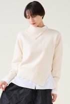 【マルティニーク/martinique】のストレッチウールアシメプルオーバー 人気、トレンドファッション・服の通販 founy(ファニー) ファッション Fashion レディースファッション Fashion for Women トップス・カットソー Cut & Sew Tops ニット Knit Tops & Sweaters カジュアルプルオーバー・ニットトップス Pullovers & Knit Tops / Casual Pullovers 2025年 2025 2025-2026秋冬・A/W Autumn/Winter 2025–26 AW25–26 おすすめ Recommended / Our Picks アシンメトリー Asymmetrical Style スリット Slit, Slit Detail タートルネック Turtleneck, High Neck テクスチャー Texture, Textured Fabric バランス Balance, Style Balance エレガント 上品 Elegant A/W・秋冬 Autumn/Winter thumbnail オフ|ID: prp329100004762910 ipo3291000000034473195